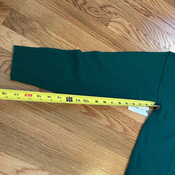 Anthropologie x Pilcro The Jensen Cashmere Crop Polo Sweater Size Large NWT - Picture 13 of 13